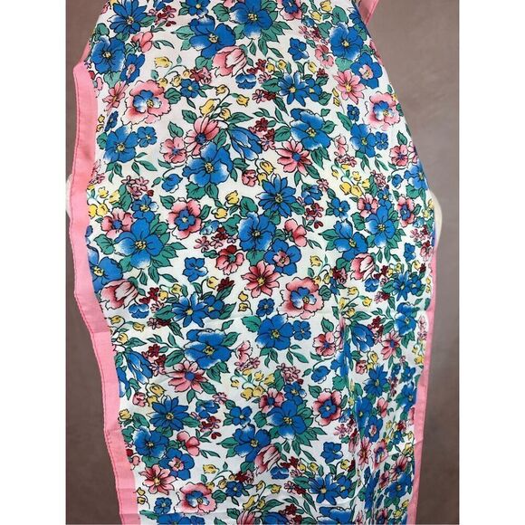 Vintage Floral Mod Style Scarf Head Scarf - Picture 3 of 4